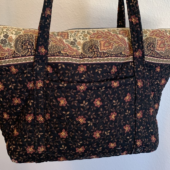 Large Vera Bradley Seven Pocket Tote Bag - Picture 3 of 8